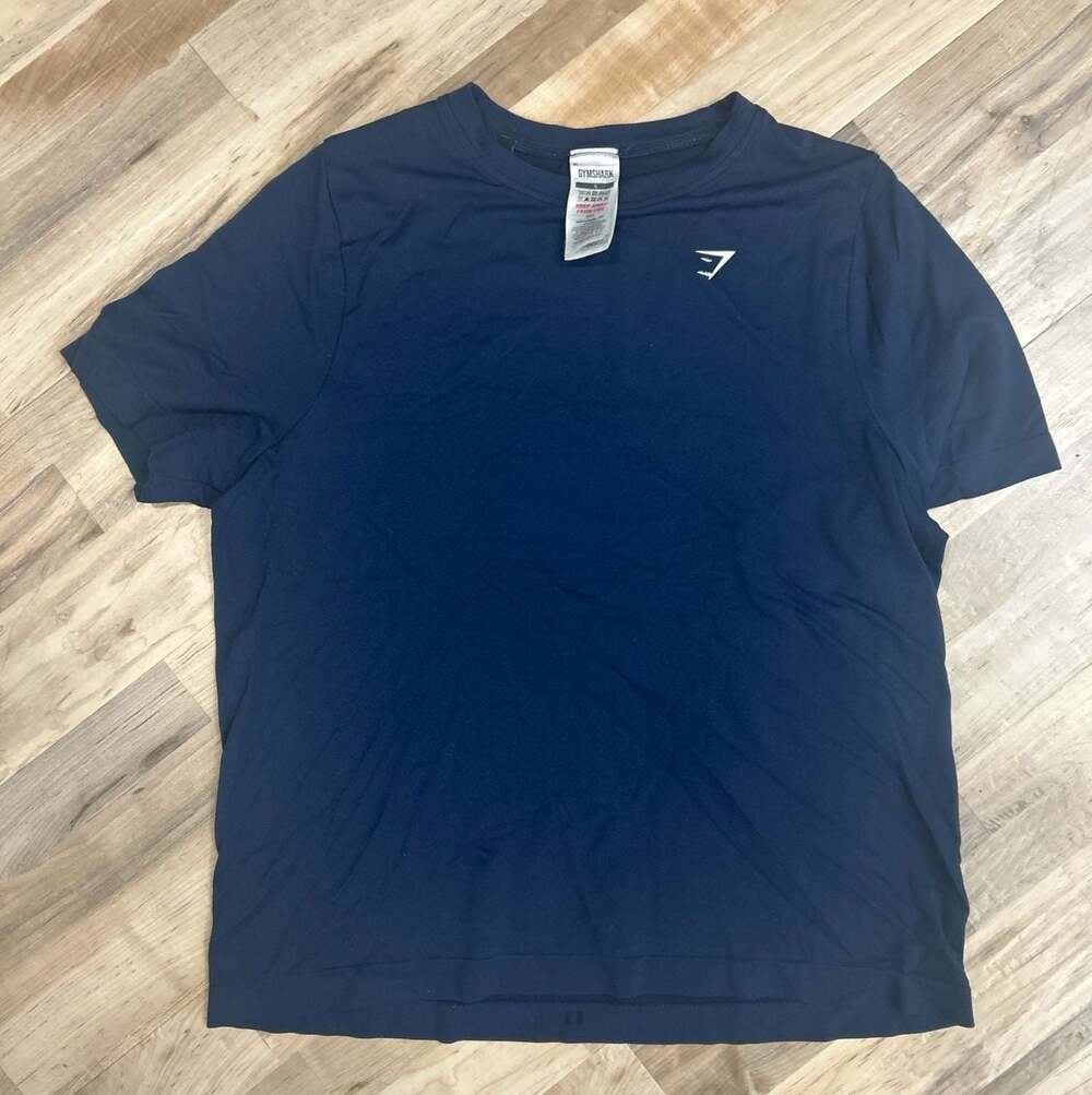 Gymshark Everyday Seamless T-Shirt Navy Blue Size Small